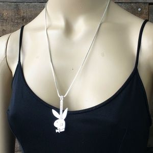Playboy Guitar Necklace
